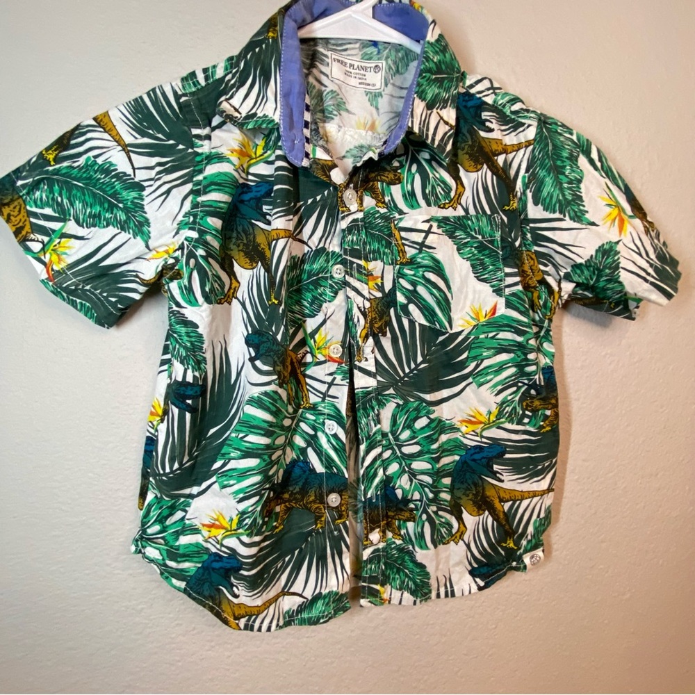 Dinosaur Button Up Shirt